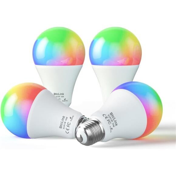 Smart LED Light Bulbs 150W Equivalent, 1600LM 16W Alexa Light Bulbs, A19 E26 - Picture 1 of 14